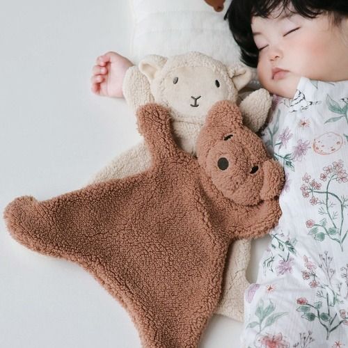 For 0-3 years babay,Teddy bear plush soothing towel, baby soothing doll, newborn lullaby toy, baby & toddler bedding helper,security blanket toy