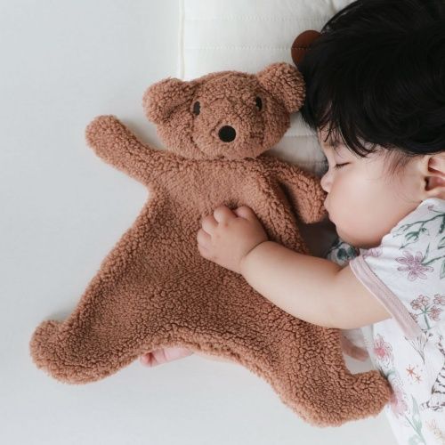 For 0-3 years babay,Teddy bear plush soothing towel, baby soothing doll, newborn lullaby toy, baby & toddler bedding helper,security blanket toy