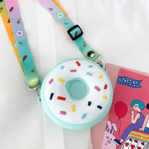 Kids bag, silicone crossbody bag with new design, boy&girls'coin purse,Daily Circle slicone bag for your little one, fashion bag