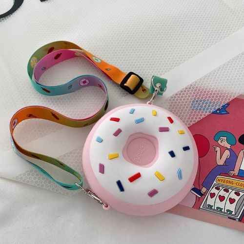 Kids bag, silicone crossbody bag with new design, boy&girls'coin purse,Daily Circle slicone bag for your little one, fashion bag