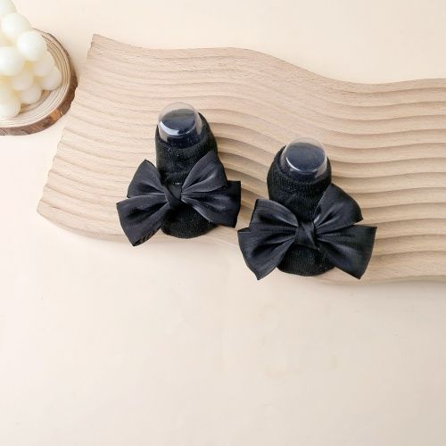 0-2 years Baby girl princess sock, non-slip floor sock with bow for 4 seasons, INS new design sock for indoor & outdoor, Breathable and comfortable,Accessories for evening gowns
