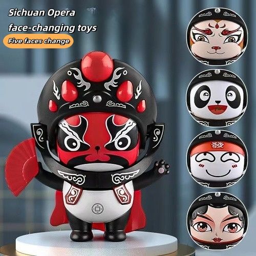 Panda changing face toy from China, Fidget toys for boys and girls, China special toy gift for your little one or your friend,A distinctive toy,Auspicious meaning