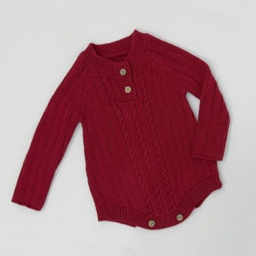 1-2 years sweater for boy & girl, 15-23℃ suitable for your little one,Baby knitted sweater, loose pullover long-sleeved crawling jacket