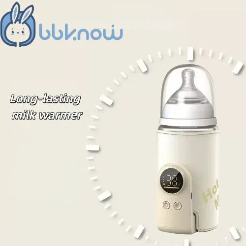 Baby milk bottle warmer，Rechargeable baby bottle insulation cover, new type of milk heater, suitable for various baby bottles