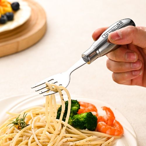 Baby & kids solid feeding, 304 stainless stell tableware, spoon/fork sets with pattern for your little ones, Portable feeding kit for home and travel