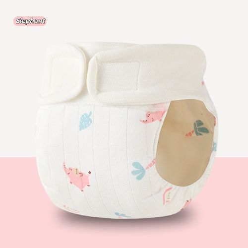 Baby toilet training pants, thin absorbent and leak-proof diapers for spring and summer, 100% cotton underwear for infants and toddlers