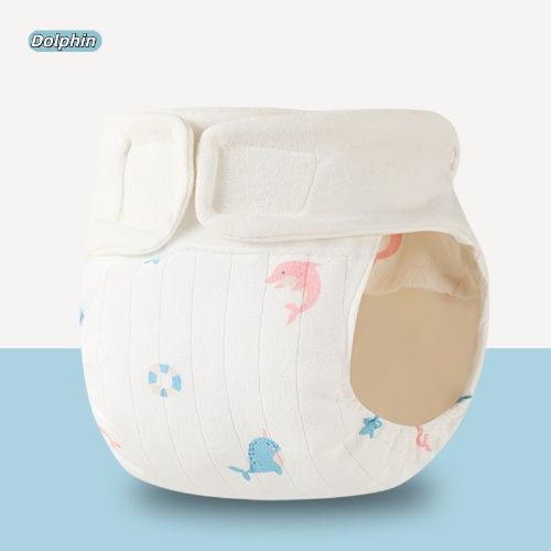 Baby toilet training pants, thin absorbent and leak-proof diapers for spring and summer, 100% cotton underwear for infants and toddlers