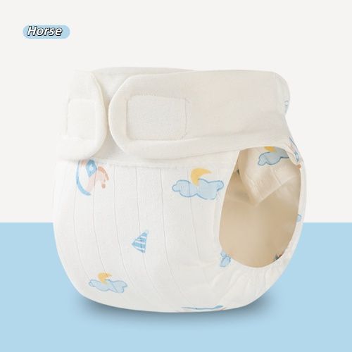 Baby toilet training pants, thin absorbent and leak-proof diapers for spring and summer, 100% cotton underwear for infants and toddlers