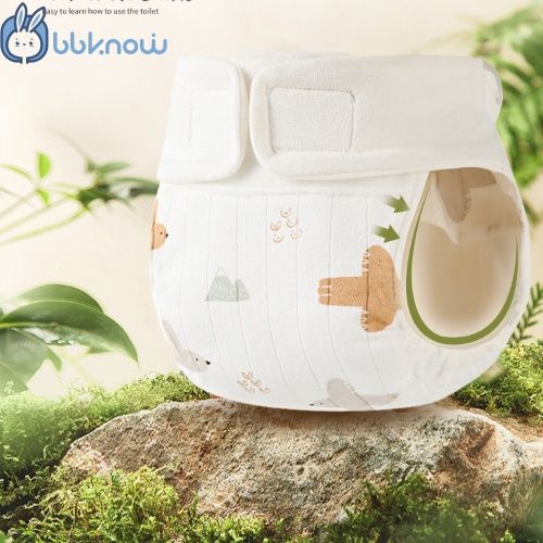 Baby toilet training pants, thin absorbent and leak-proof diapers for spring and summer, 100% cotton underwear for infants and toddlers