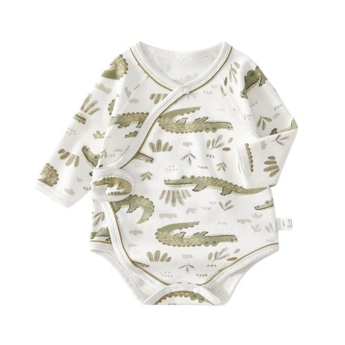 Baby Soft Cotton Bodysuit & Anti-Slip Knee Socks Set - Breathable for Summer & Air-Conditioned Rooms | Unisex Newborn Outfit