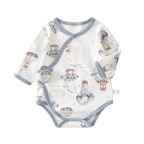 Baby Soft Cotton Bodysuit & Anti-Slip Knee Socks Set - Breathable for Summer & Air-Conditioned Rooms | Unisex Newborn Outfit