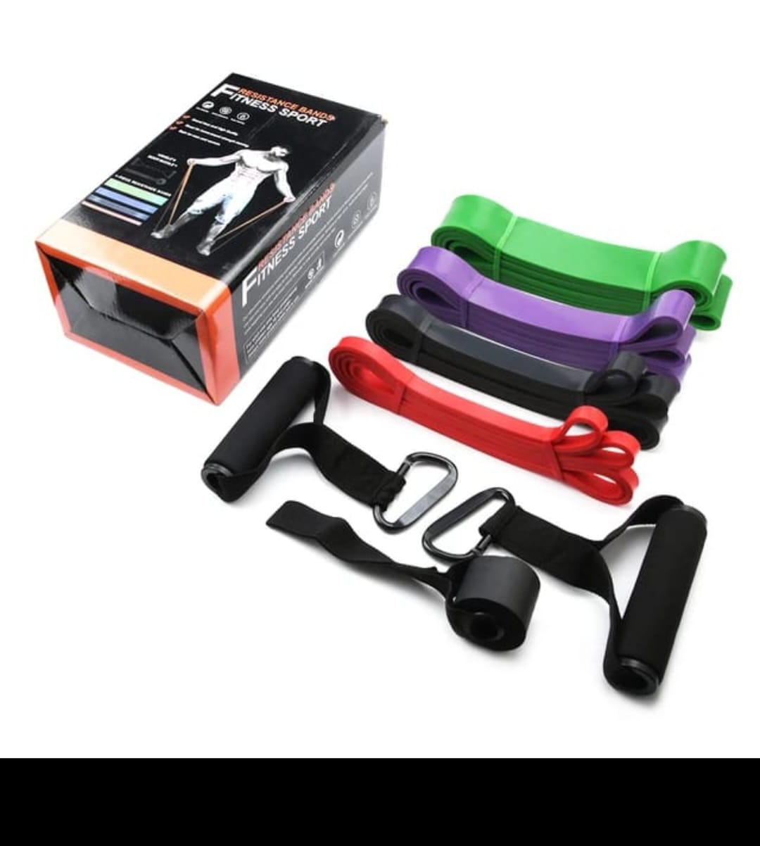🫛🪡ENHANCE A NEW GLAMING FIGURe🍂✔️Set Of Heavy Duty Resistance Bands/Loop For Gym/ Yoga. a great workout you can do at home, look no further than this set of heavy-duty resistance bands by Randy & T