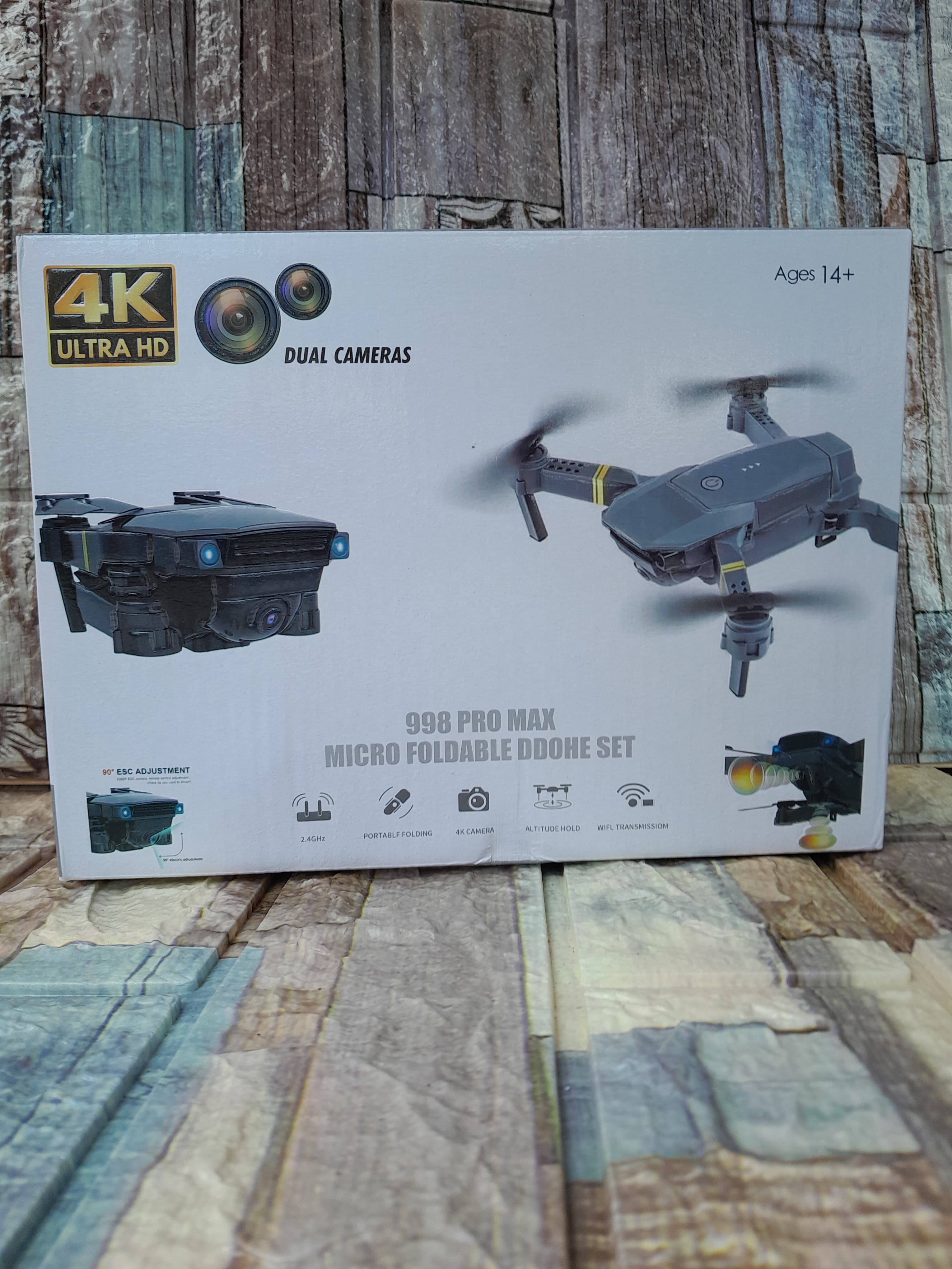 🌽❗️UNLEASH YOUR ADVENTURE WITH OUR FOLDABLE DRONES🥳🥳🔥Drone 4K HD Optical Flow Positioning Four Axis Aircraft Aerial Camera UAV Remote Control LED Lights 360 ° Roll Drone