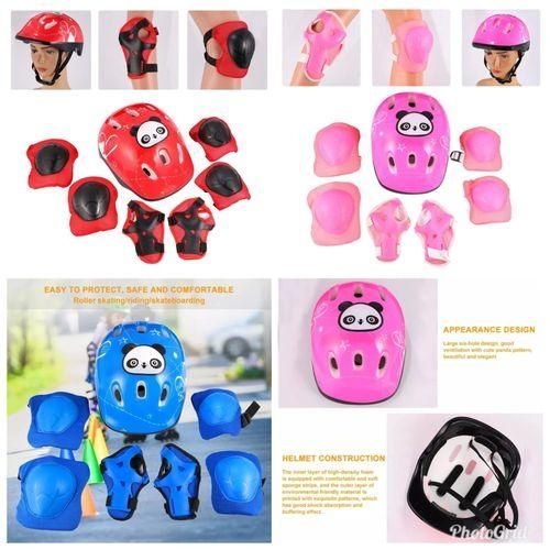 🪻😍7PCS/SET Kids Protective Gear Set. knee guard, elbow guard, palm guard and helmet🌱🪻.Covers elbow, knee and wristSuitable for kidsAdjustable velcro straps and closuresTough and durable materialsB