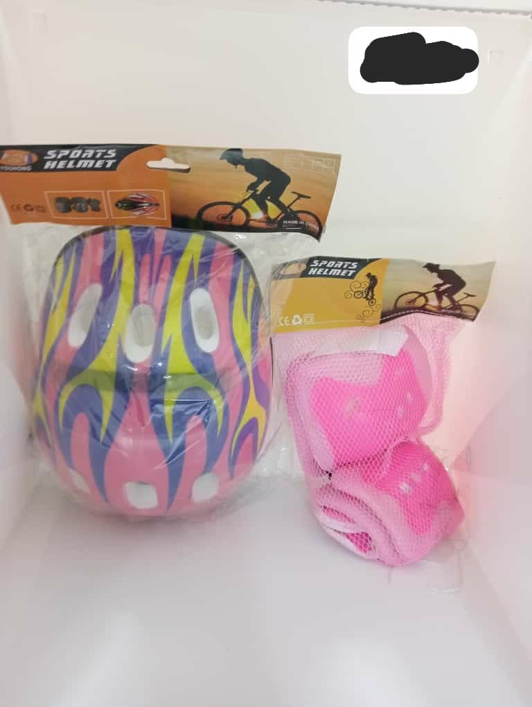 🪻😍7PCS/SET Kids Protective Gear Set. knee guard, elbow guard, palm guard and helmet🌱🪻.Covers elbow, knee and wristSuitable for kidsAdjustable velcro straps and closuresTough and durable materialsB