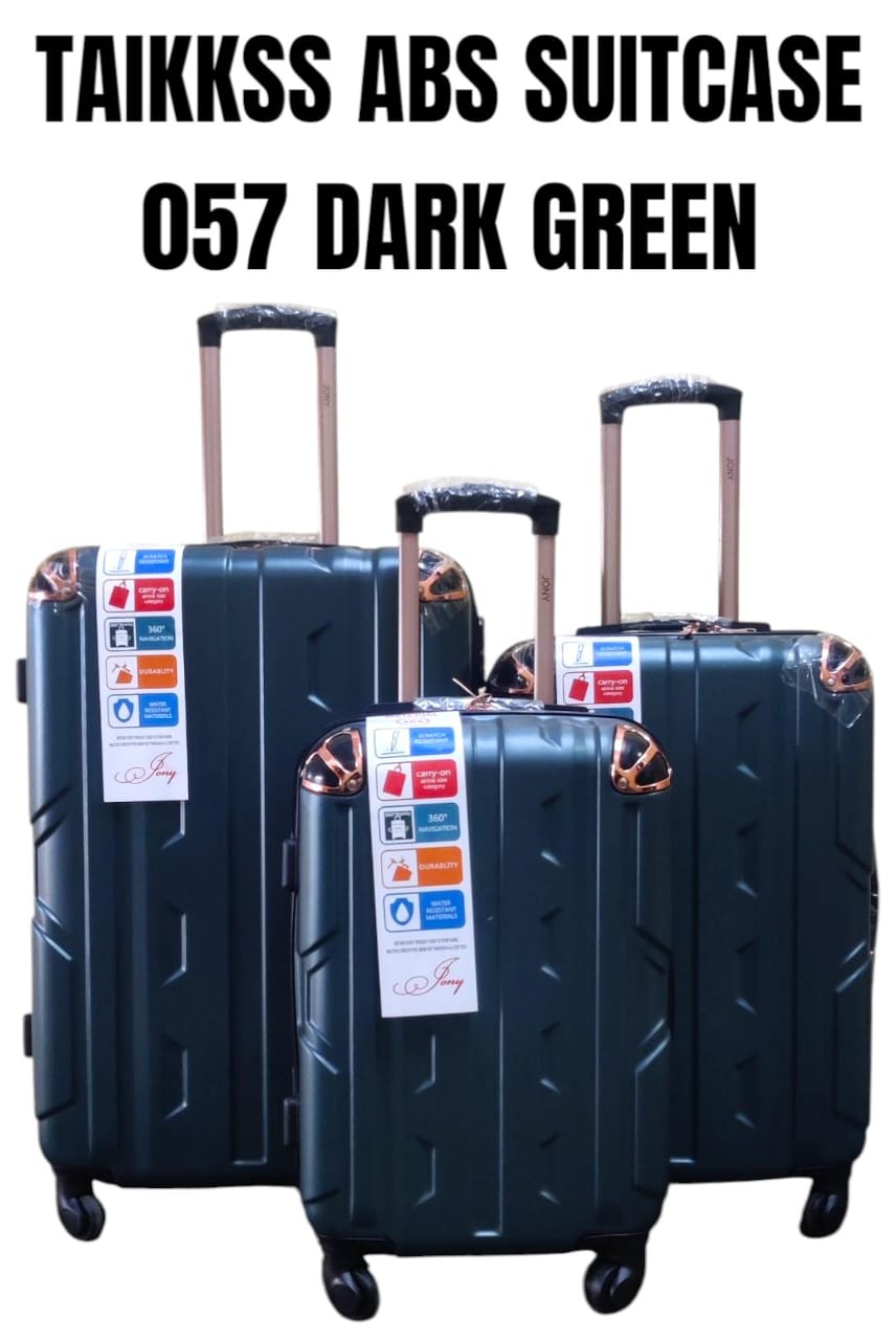 TAIKKSS 057 ABS FIBER SUITCASE – SIZE 27 & SIZE 28 ✨

Travel in confidence, style, and unbeatable durability! The TAIKKSS 057 ABS Fiber Suitcase is built for the modern traveler who wants elegance wit