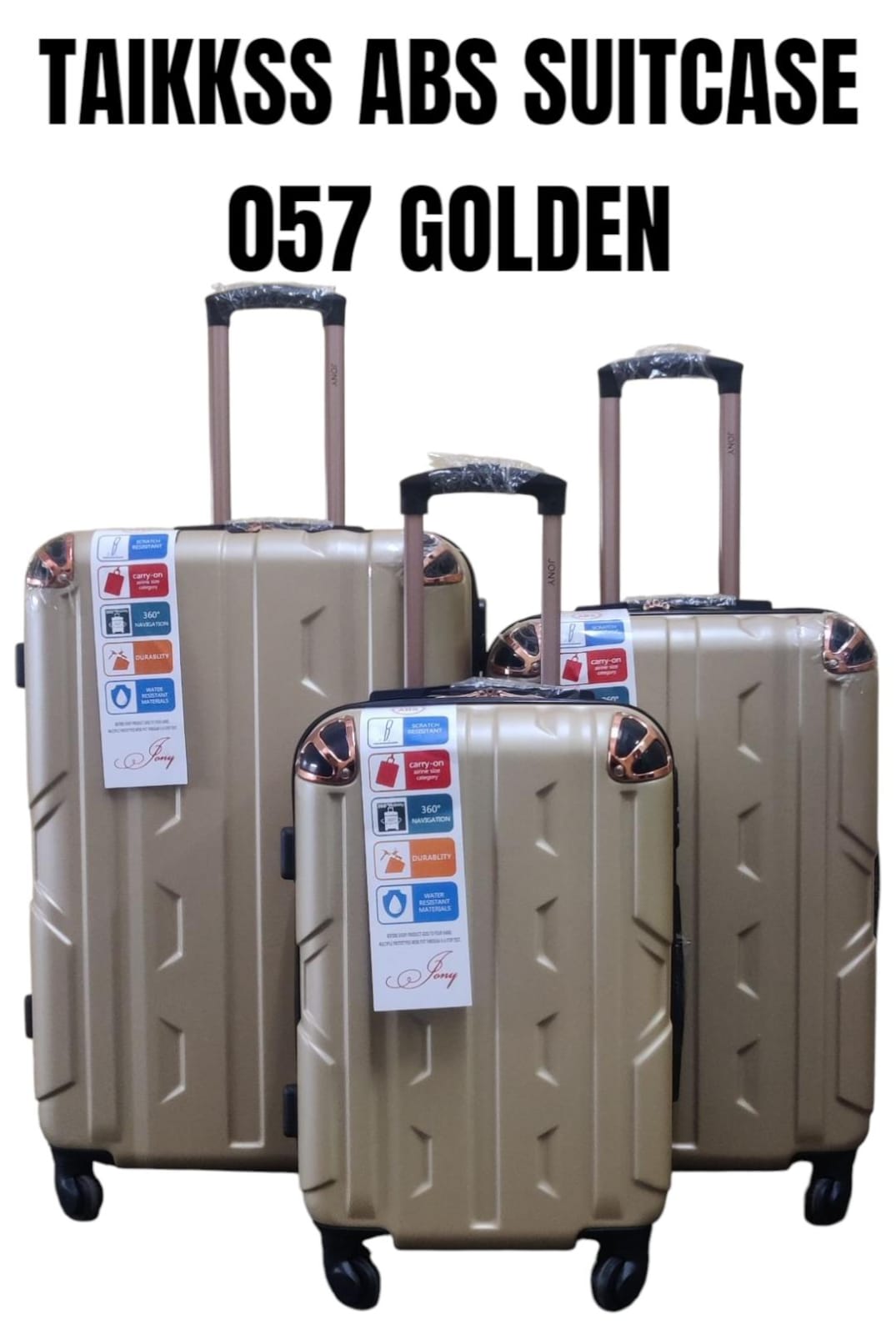 TAIKKSS 057 ABS FIBER SUITCASE – SIZE 27 & SIZE 28 ✨

Travel in confidence, style, and unbeatable durability! The TAIKKSS 057 ABS Fiber Suitcase is built for the modern traveler who wants elegance wit