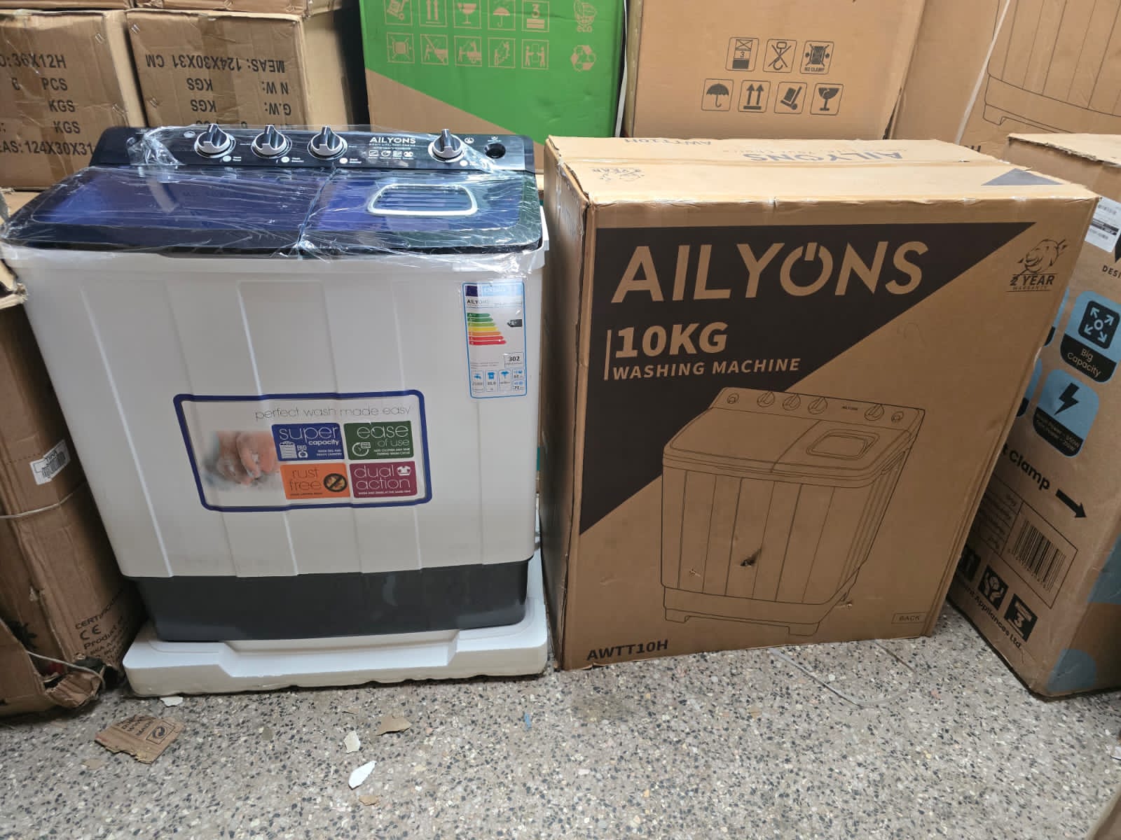 Ailyons Washing Machine – Powerful Cleaning Made Effortless!
Give your laundry a fresh upgrade with the Ailyons Washing Machine, built for efficiency, speed, and sparkling-clean results.

💧 Strong Wa