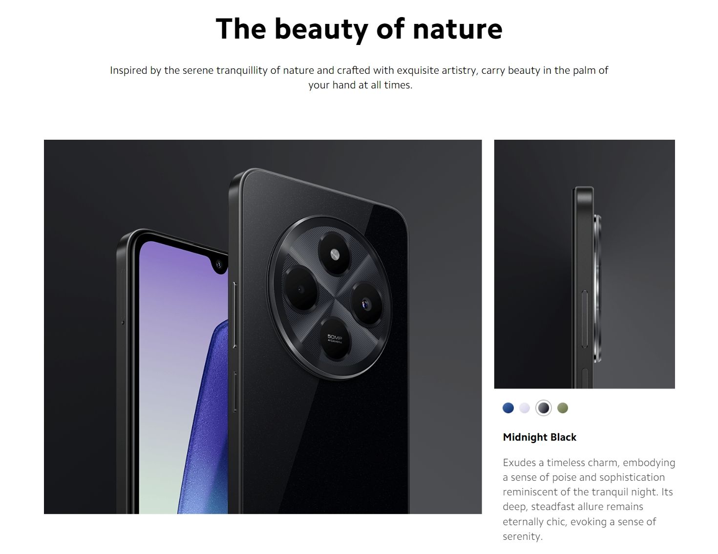 XIAOMI Redmi 14C 256GB ROM+8GB Ram 50MP AI Dual Camera Immersive 6.88" UHD Display Upto 120Hz Refresh Rate Dual Sim 5160mAh (typ) Battery Elegant glass back cover Smart Phone