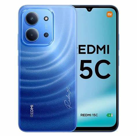 Brand New Redmi 15C: 4GBRAM, 128GB storage 6.9″ IPS LCD 120Hz, Helio G81 Ultra, 50MP rear, 8MP front, 6000mAh battery capacity, 33W fast charge, side fingerprint IP64 rating, 24+1 months warrant.