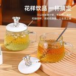 Borosilicate Glass Cup With Lid