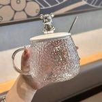 Borosilicate Glass Cup With Lid