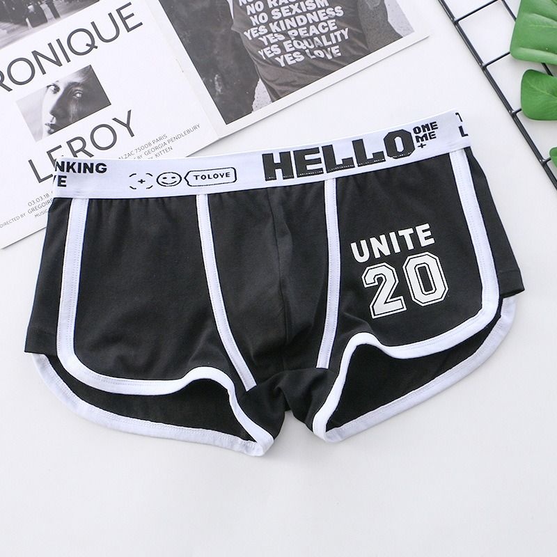 2025 Africa's new artillery-man summer men's underwear printed cotton wholesale mid-waist men's underwear men breathable boxers can replace hair