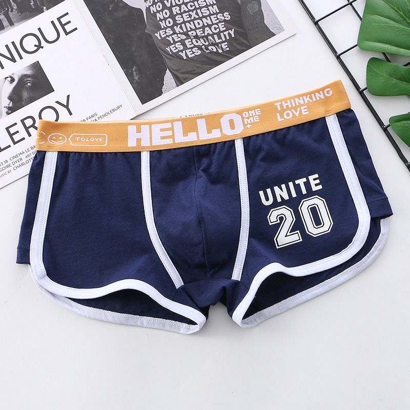 2025 Africa's new artillery-man summer men's underwear printed cotton wholesale mid-waist men's underwear men breathable boxers can replace hair