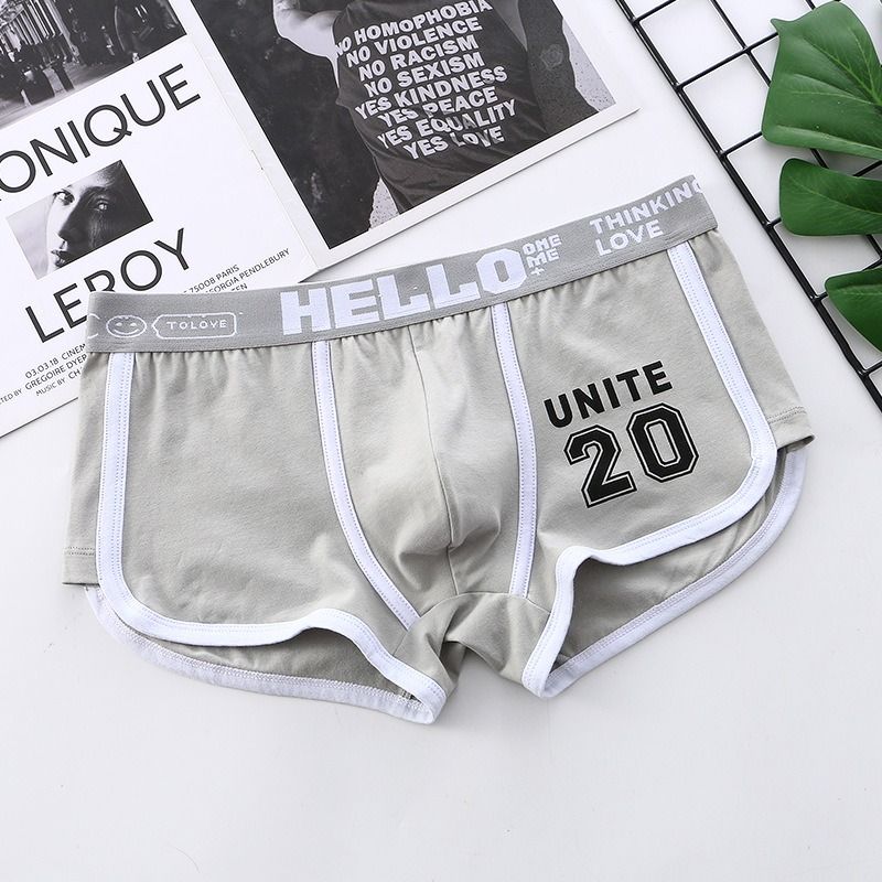 2025 Africa's new artillery-man summer men's underwear printed cotton wholesale mid-waist men's underwear men breathable boxers can replace hair