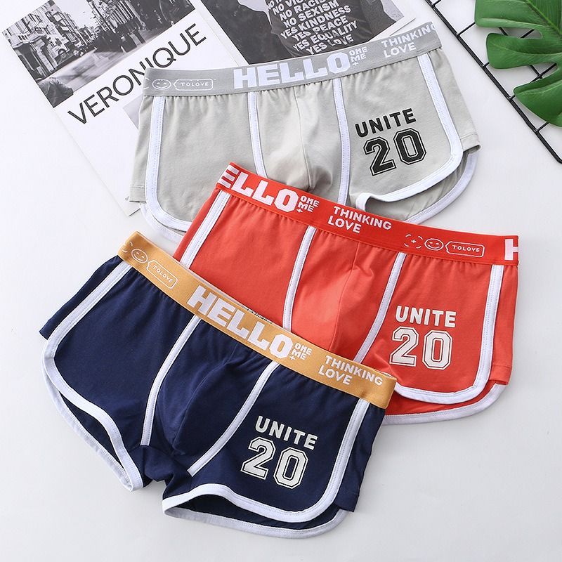 2025 Africa's new artillery-man summer men's underwear printed cotton wholesale mid-waist men's underwear men breathable boxers can replace hair