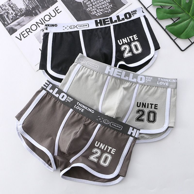 2025 Africa's new artillery-man summer men's underwear printed cotton wholesale mid-waist men's underwear men breathable boxers can replace hair