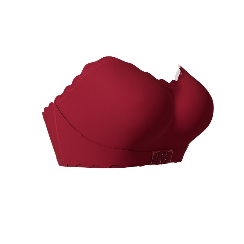 2025 spring new Europe and the United States cross-border strapless front buckle jurong no underwire back underwear ladies thin bra wholesale