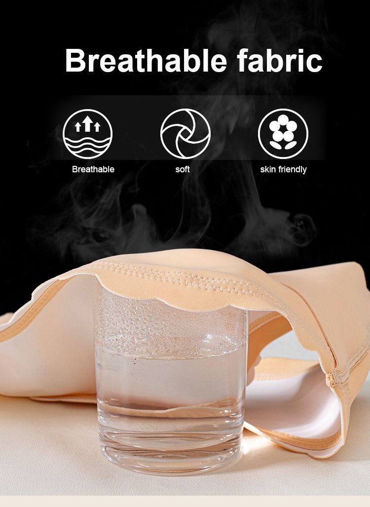 2025 spring new Europe and the United States cross-border strapless front buckle jurong no underwire back underwear ladies thin bra wholesale