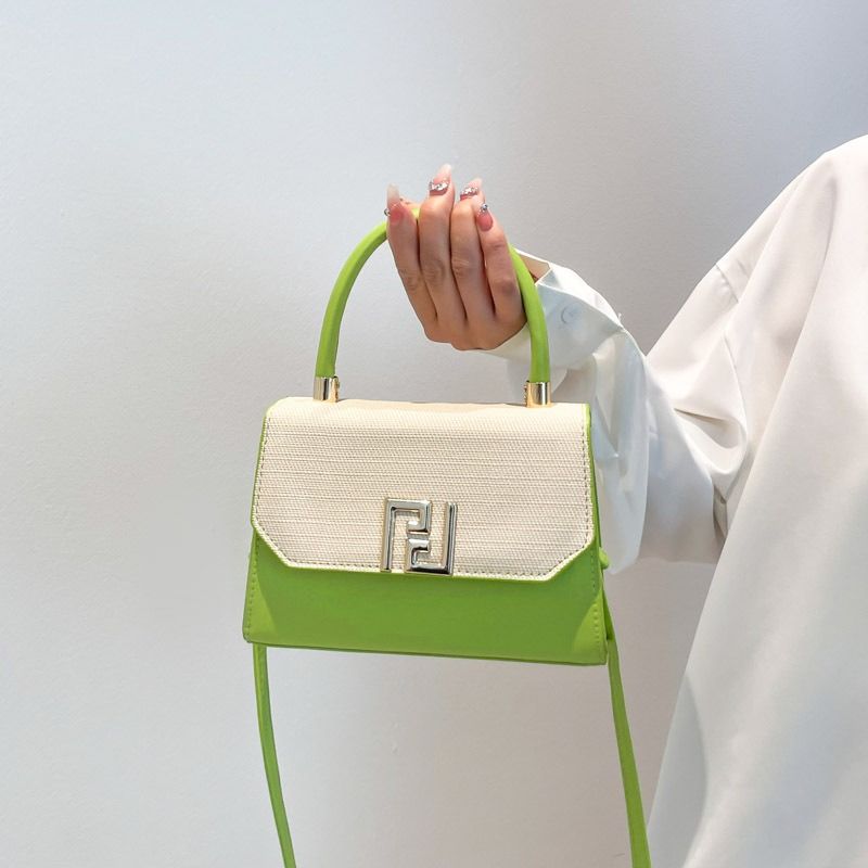 Fashion Design Handbag Women 2026 New Model Small Exclusive Casual Tote Bag Korean Version High Quality Fashionable Cross-body Bag Trendy Pastel Color Horizontal Square Shape Inner Zippered Pocket