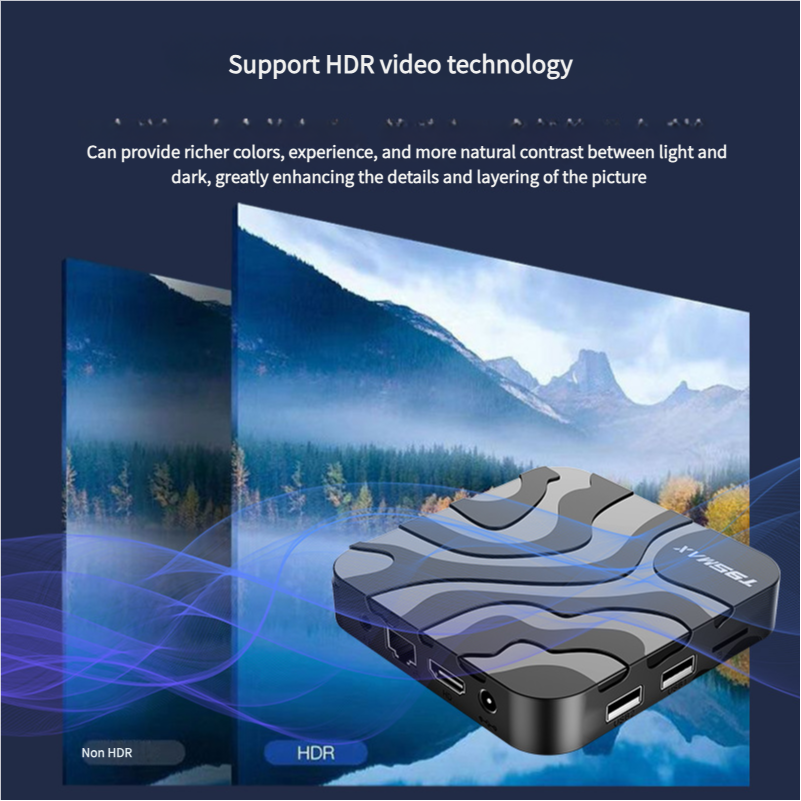 TV Box Android 12 T95MAX H618 5G WIFI Intelligent HD Network TV Set Top Box Media Players