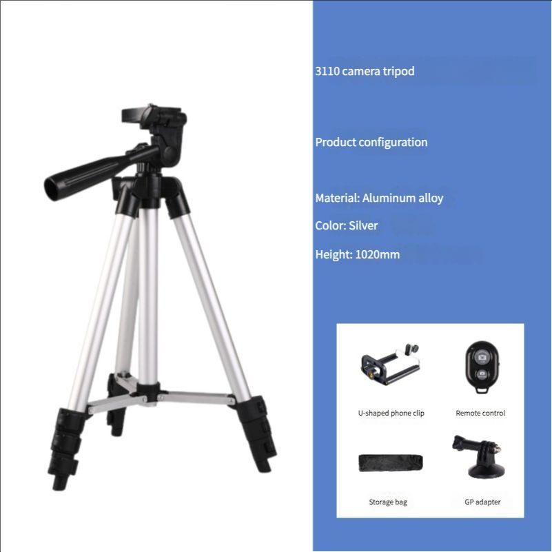 Tripod Camera Tripod Stand Holder Tripod Portable Tripods Live Broadcast Retractable Floor Stand Aluminum Alloy Photography SLR Camera Tripod