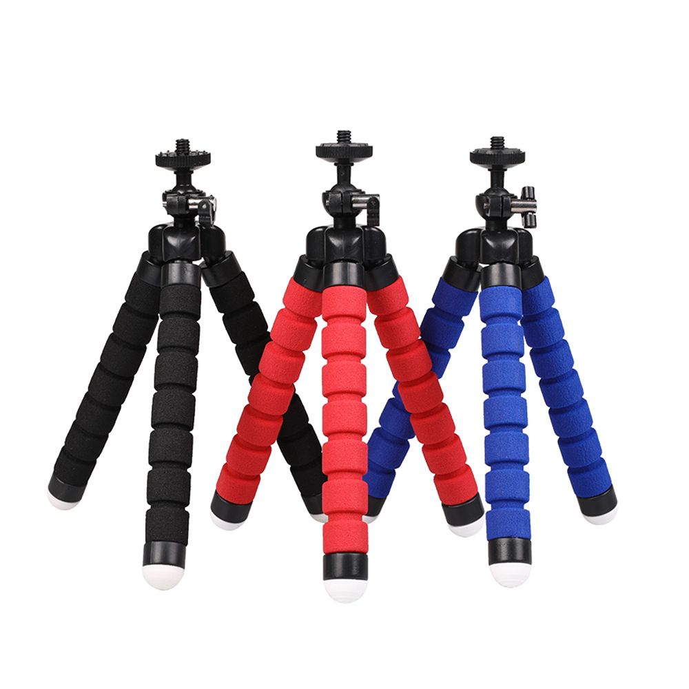 Phone Holder Portable Phone Holder Tripod Stand Octopus Bracket with Remote Control Mini Sponge Octopus Tripod Desktop Octopus Phone Stand