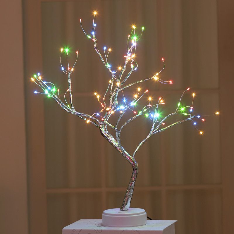 Lighting Decorative Light Decor Light Led Decoration Night Light Bedside Lamp Light Christmas Lights LED Firefly Tree Light Starry Sky Birthday Gift Decorative Lamp