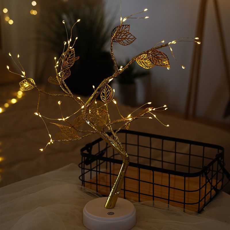 Lighting Decorative Light Decor Light Led Decoration Night Light Bedside Lamp Light Christmas Lights LED Firefly Tree Light Starry Sky Birthday Gift Decorative Lamp