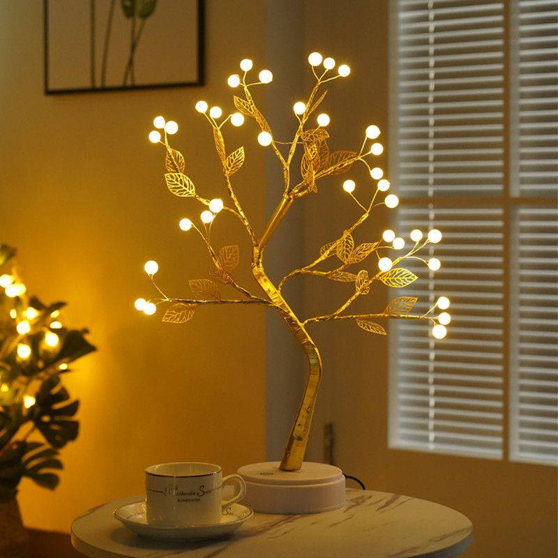 Lighting Decorative Light Decor Light Led Decoration Night Light Bedside Lamp Light Christmas Lights LED Firefly Tree Light Starry Sky Birthday Gift Decorative Lamp
