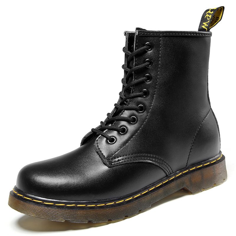 Boots Boot Man Shoe Couple's Short Boots Martin Boots Men Winter Velvet Men's Shoes Retro Boots