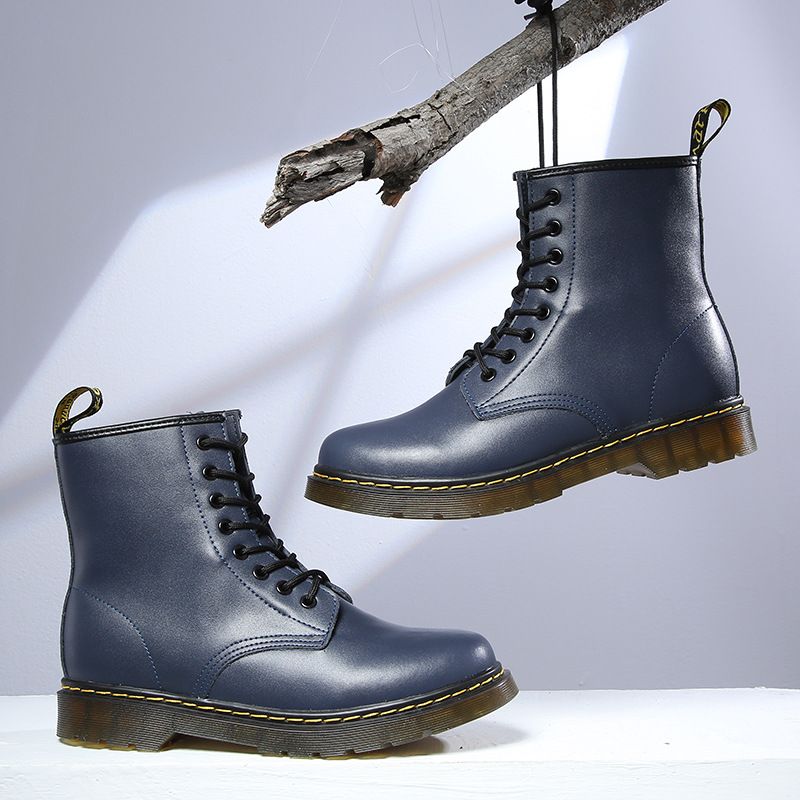 Boots Boot Man Shoe Couple's Short Boots Martin Boots Men Winter Velvet Men's Shoes Retro Boots
