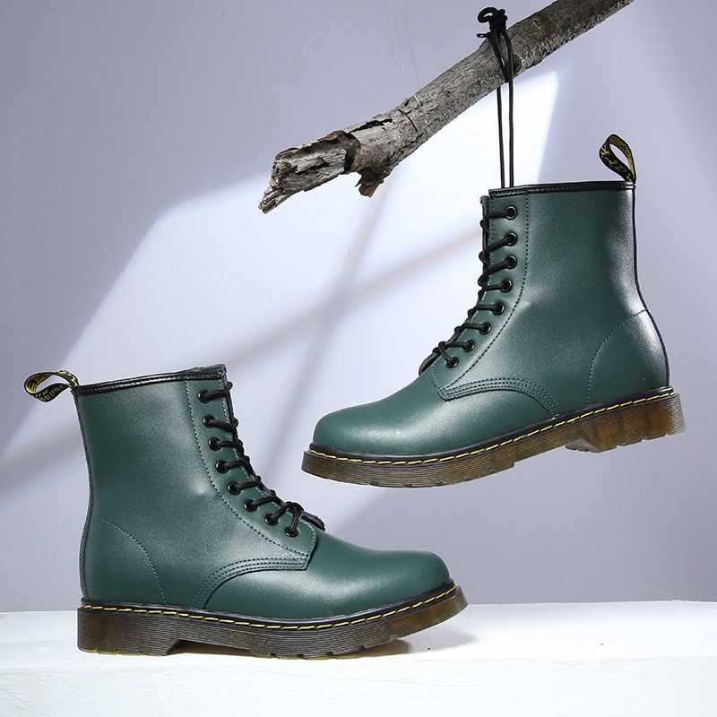 Boots Boot Man Shoe Couple's Short Boots Martin Boots Men Winter Velvet Men's Shoes Retro Boots