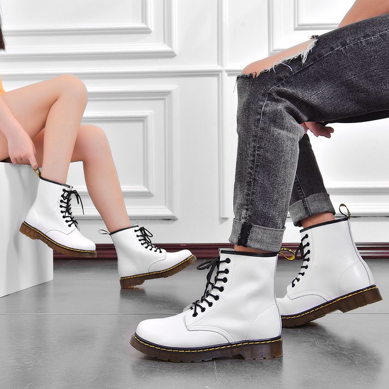 Boots Boot Man Shoe Couple's Short Boots Martin Boots Men Winter Velvet Men's Shoes Retro Boots