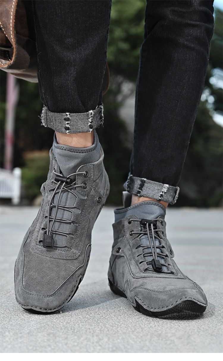 Boots Boot Man Shoe Men's High Top Cotton Insulated Octopus Martin Boots Leather Oversized Shoes