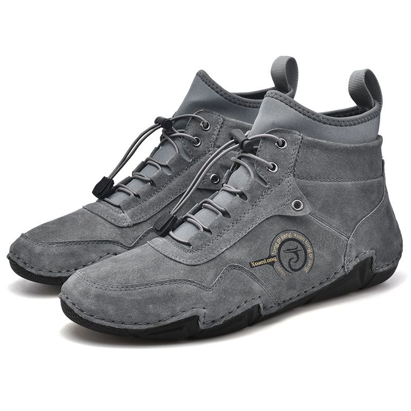 Boots Boot Man Shoe Men's High Top Cotton Insulated Octopus Martin Boots Leather Oversized Shoes