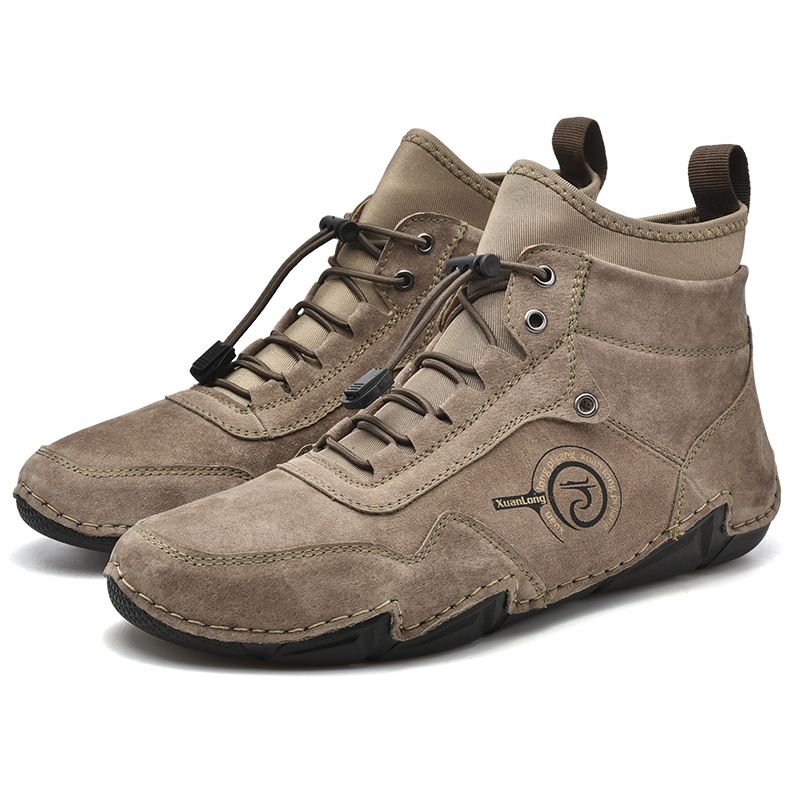 Boots Boot Man Shoe Men's High Top Cotton Insulated Octopus Martin Boots Leather Oversized Shoes