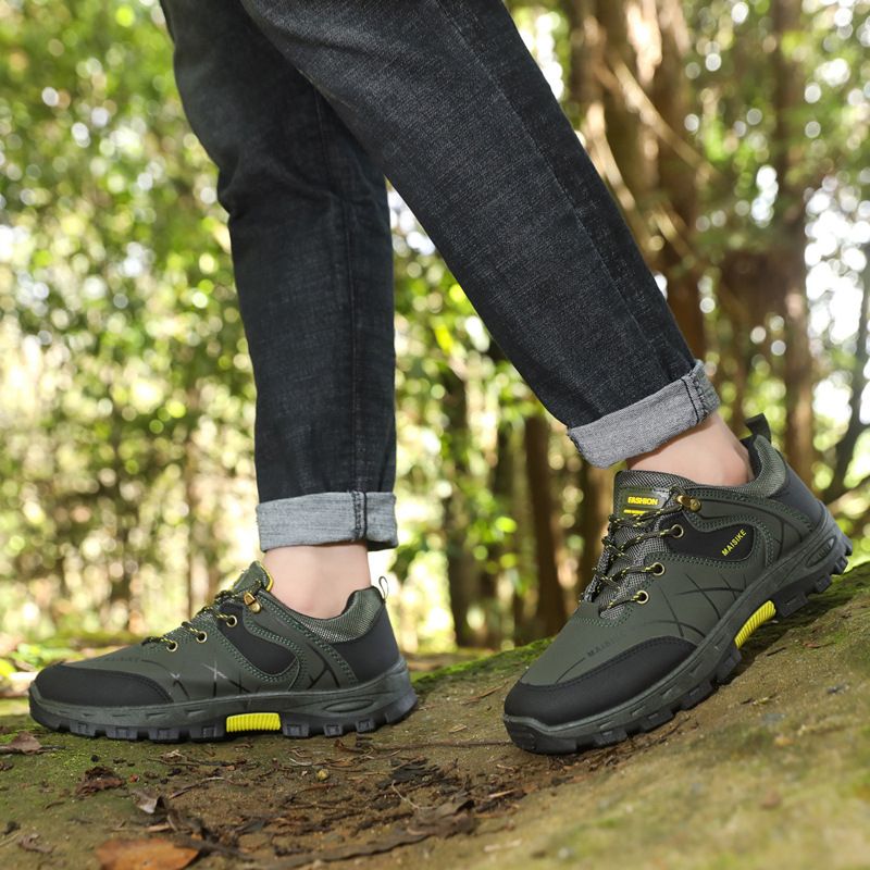 Hiking Shoe Trekking Men's Shoes Autumn New Fashion Outdoor Hiking Shoes Daily Casual Thick Soled Lightweight Sports Shoes