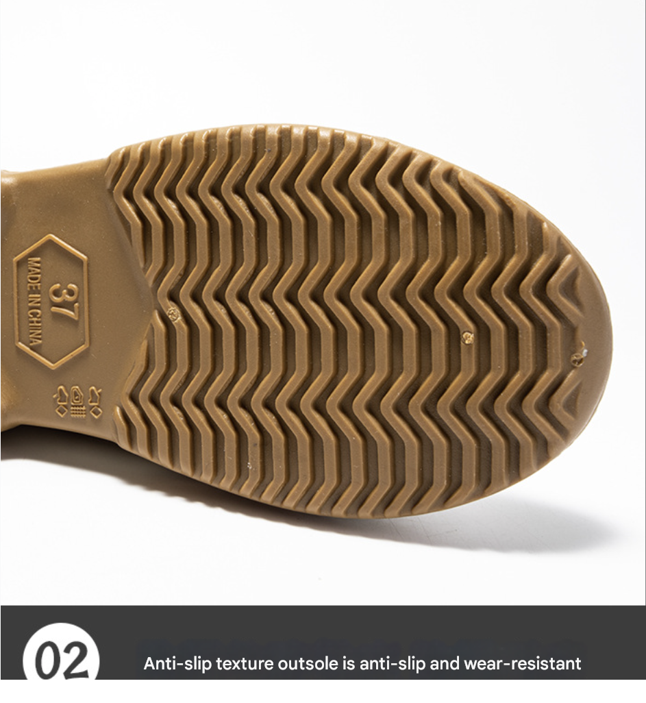 Rain Boot Rain Shoes Fashion Short Tube Men's Rain Shoes PVC Rain Boots Waterproof Shoes Anti Slip Warm Fishing Work Takeaway Water Boots