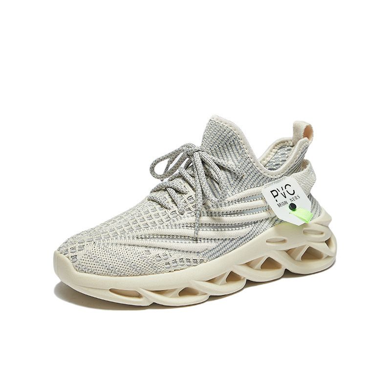 Running Shoe Woman Sneaker Running Shoe Lady Girl Ins Korean Couple Style Flyknit Shoes Summer New Student Sports Shoes Breathable Running Casual Shoes